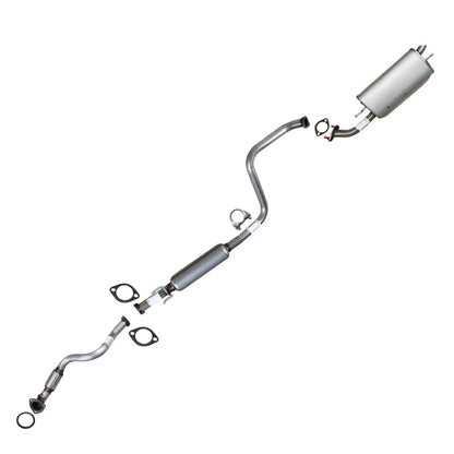 Northeastern Exhaust | Stainless Steel Front Pipe Resonator Muffler Exhaust System Kit Compatible for Chevy Aveo5 2007-2011 1.6L - Include Gasket and Clamp