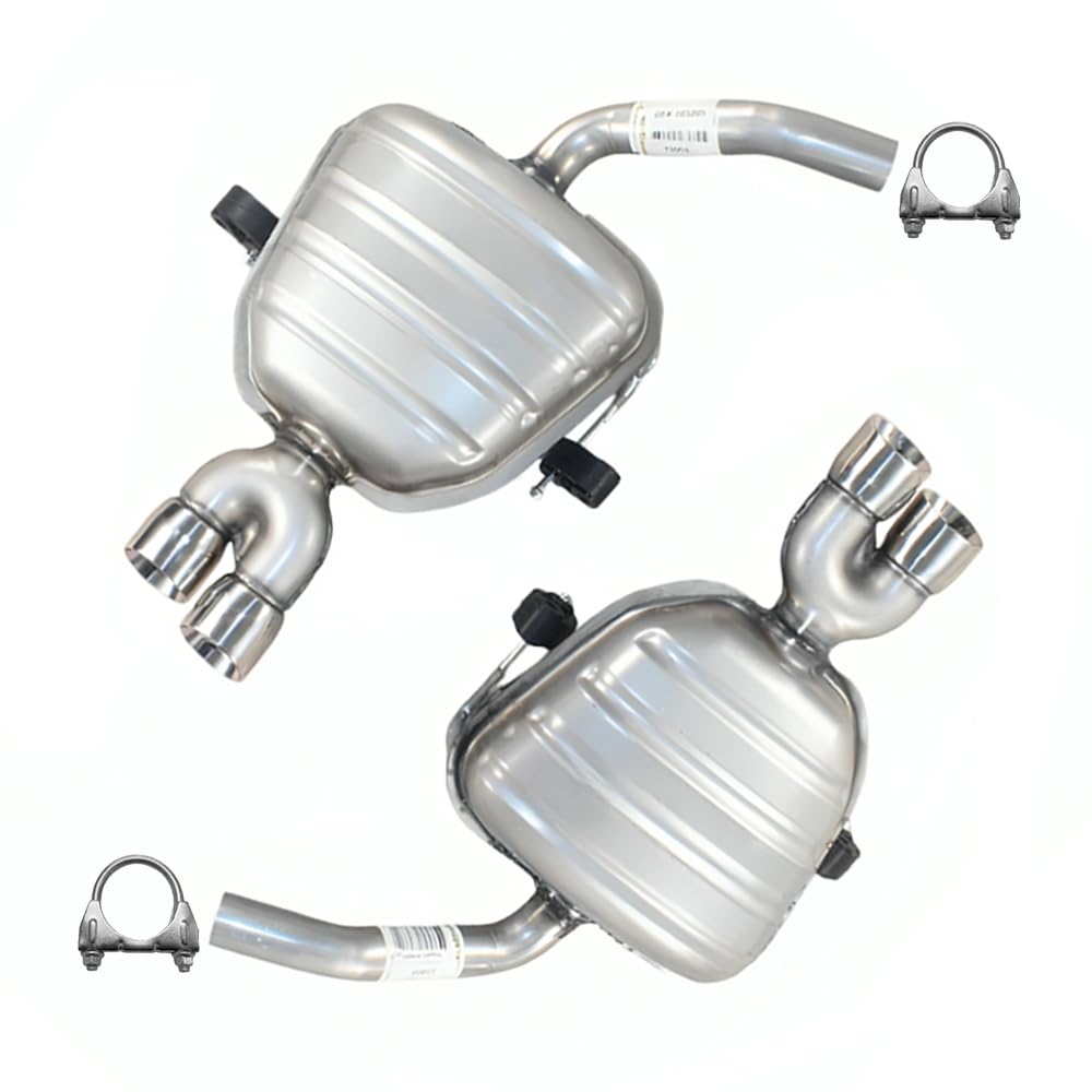 2013-2017 Chevrolet Traverse 3.6L Exhaust Pair of Resonator Pipe