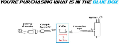 2018-2020 1.5L, 2010-2017 2.4L Chevy Equinox | 2010-2017 GMC Terrain 2.4L Exhaust Muffler
