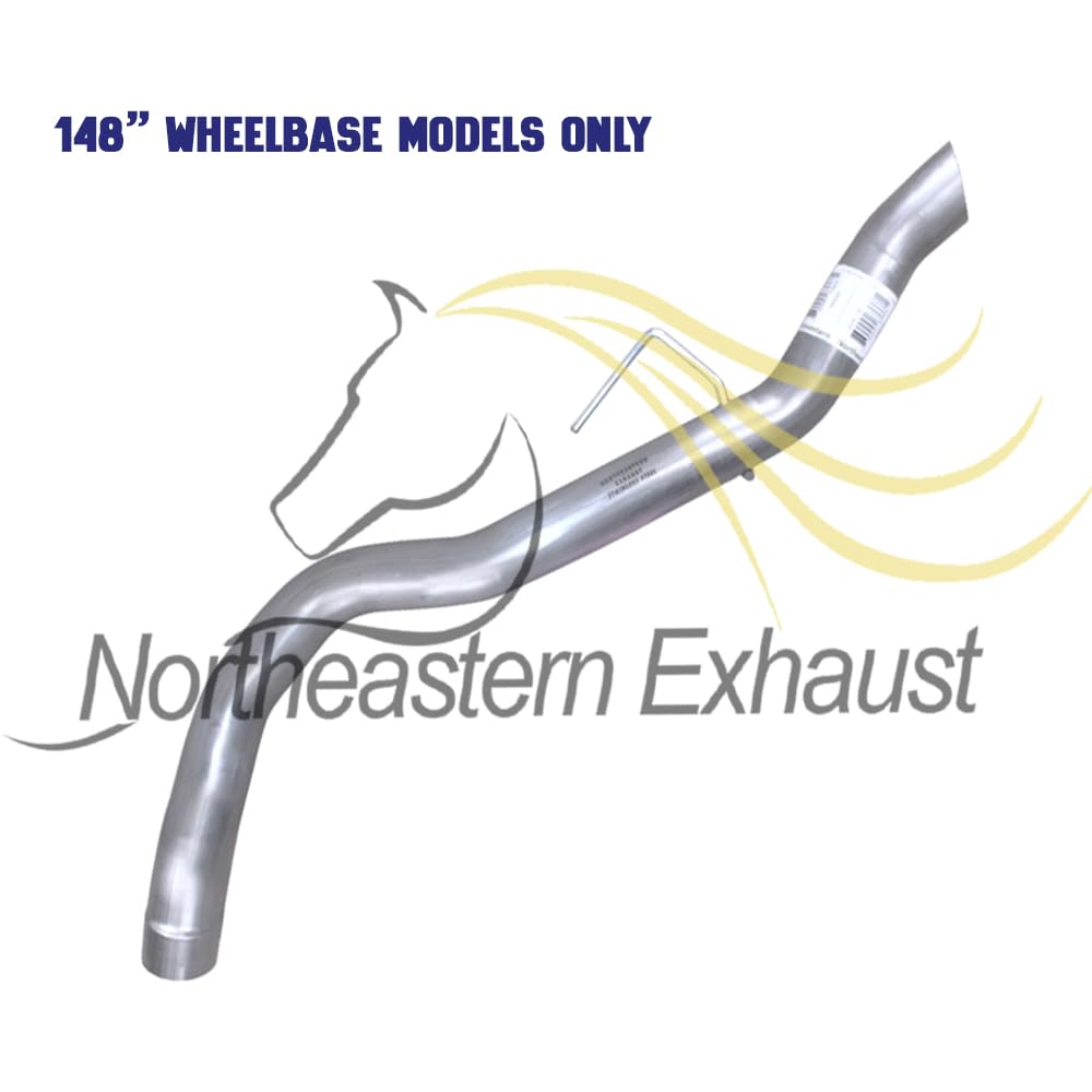 Exhaust Muffler Resonator and Tail Pipe for Ford Transit 150 / 250 / 350 / 350 HD 2015-2019 3.7L