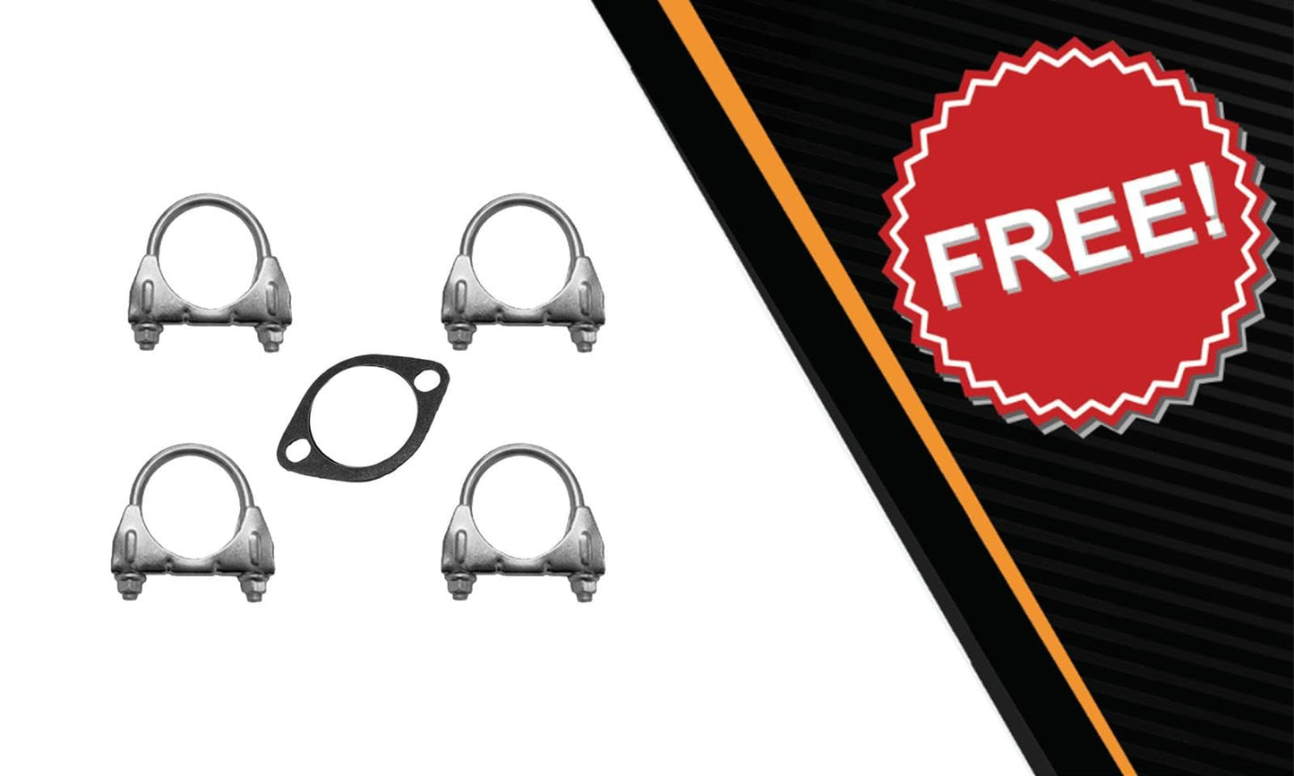 2013-2017 Chevy Traverse 3.6L Intermediate Pipe, Muffler, Y-Pipe, Pair of Resonator Exhaust System Kit