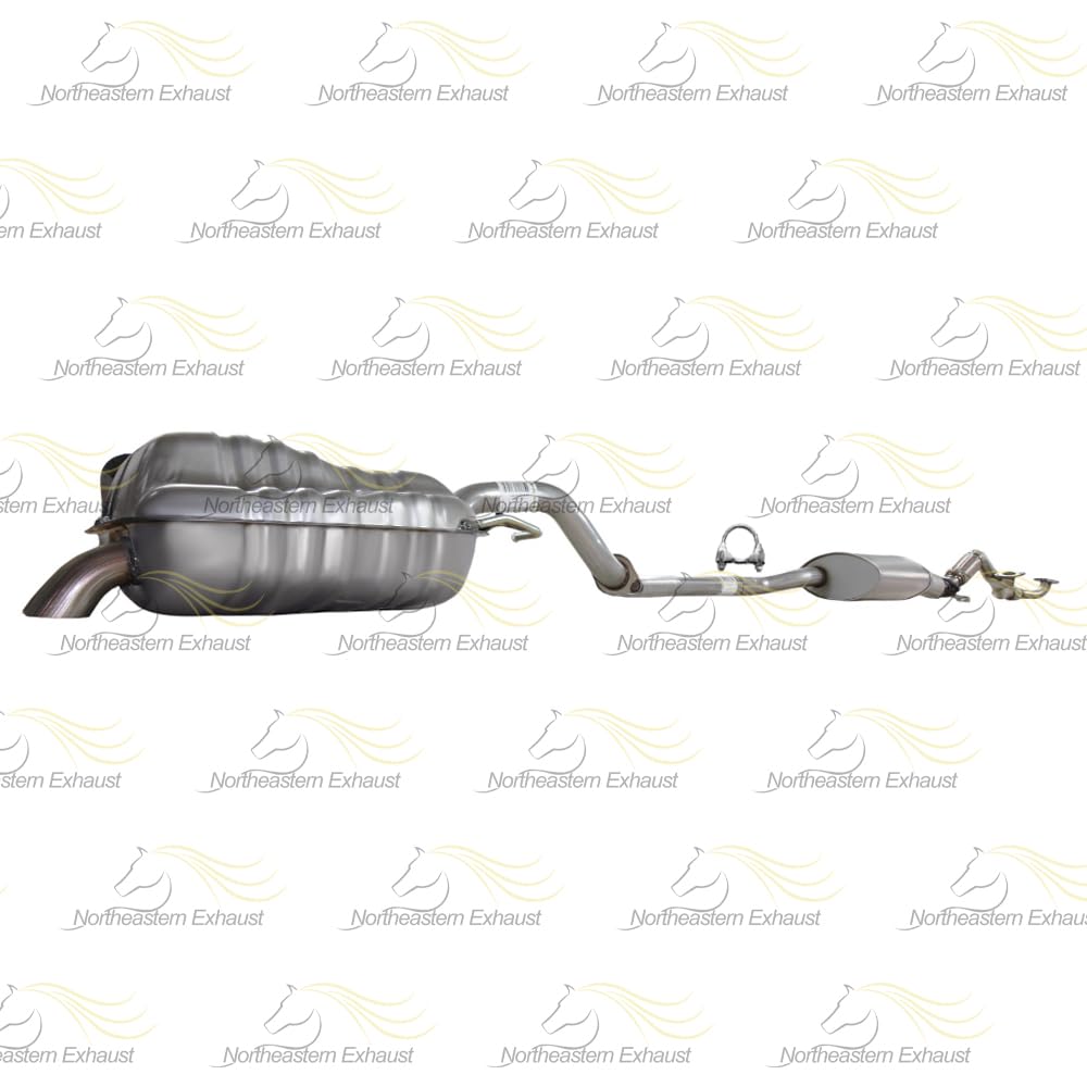 Northeastern Exhaust | Stainless Steel EPA-Approved Catalytic, Front Pipe, Resonator & Muffler Exhaust System Kit Compatible for Kia Sorento 2011-2012 3.5L | Free Gaskets and Clamp Included