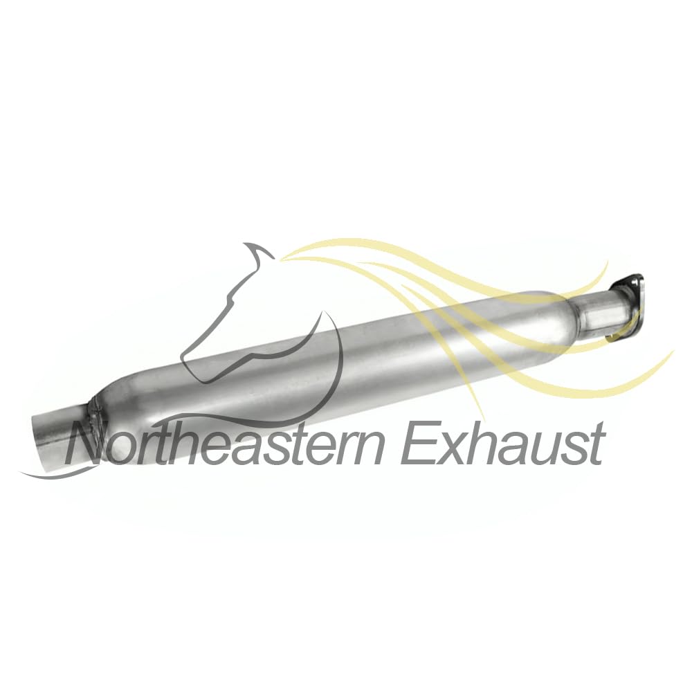 Northeastern Exhaust | Stainless Steel | Direct Fit Exhaust Resonator, Intermediate Pipe & Muffler Exhaust System Kit Compatible for 2013-2015 Chevy Malibu 2.5L | 2013-2014 Malibu 2.4L | 2016 Malibu Limited 2.5L | Free Clamps and Gasket Included