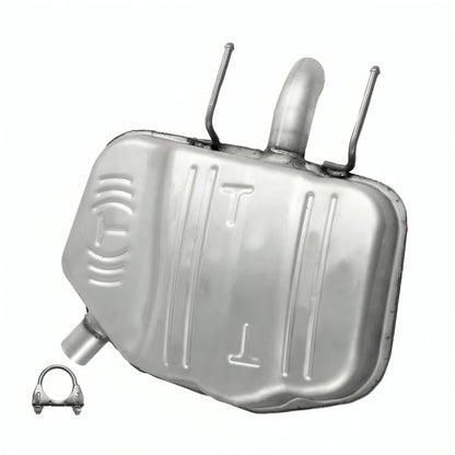 Northeastern Exhaust | Stainless Steel Driver-Side Muffler Compatible for Chevy Malibu 2013-2015 2.5L, 2013-2014 2.4L | Malibu Limited 2016 2.5L | Free Clamp Included | Dual Exhaust