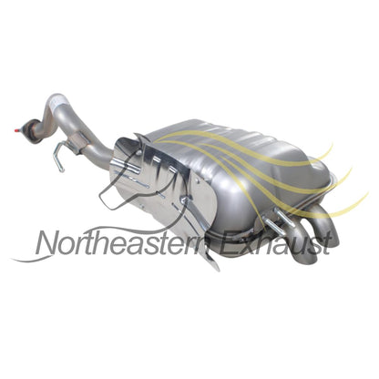 Northeastern Exhaust | Stainless Steel - Direct Fit Exhaust Muffler Compatible for Kia Sorento 2011-2013 3.5L | Hyundai 2010-2012 3.5L - Includes Gasket | Automotive Replacement Part