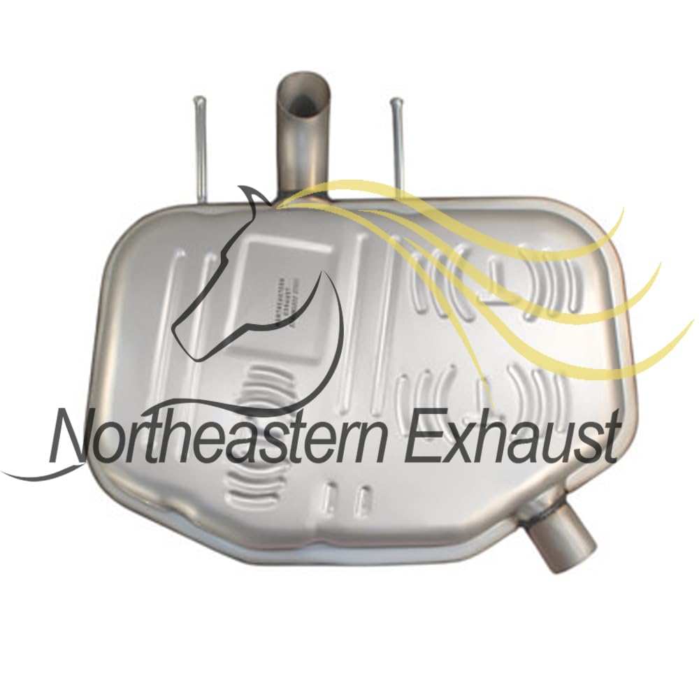 Northeastern Exhaust | Stainless Steel - EPA-Approved Catalytic, Resonator, Intermediate Pipe, Muffler Complete Exhaust System Kit Compatible for Chevy Malibu 2014 2.4L - Includes Clamp and Gasket