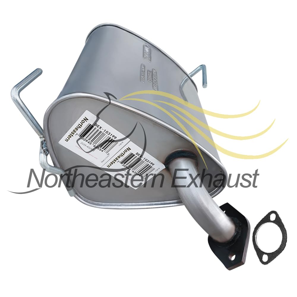 2010-2015 Subaru Outback 3.6L Exhaust Resonator, Y Pipe, Pair of Muffler