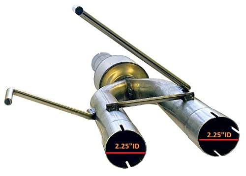 2009-2018 Dodge Ram 1500 Pick Up Truck Dual Exhaust Muffler Y Pipe with Clamps