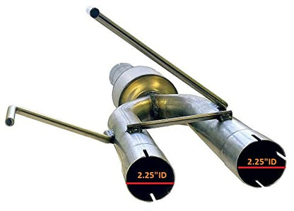 2009-2018 Dodge Ram 1500 Pick Up Truck Dual Exhaust Muffler Y Pipe with Clamps