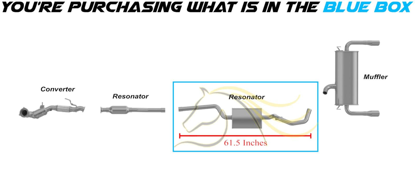 2013-2019 Ford Escape Exhaust Resonator Pipe