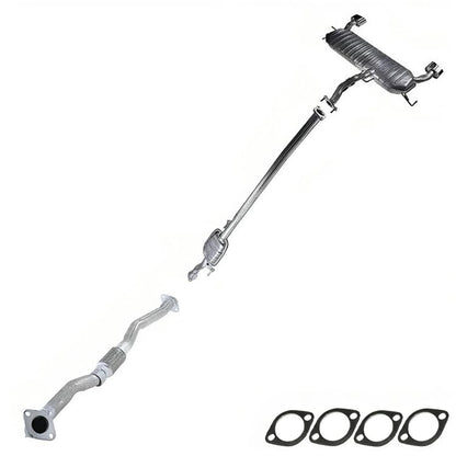 2005-2008 Kia Sportage 2.0L AWD Front Exhaust Pipe Resonator Pipe and Muffler