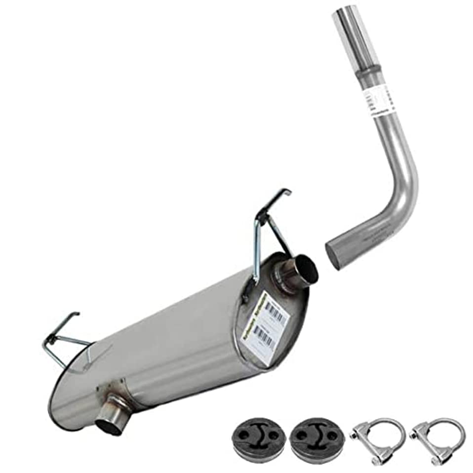 2008-2012 Chevy Malibu 2.4L | 2008-2010 Malibu 3.5L | 2009-2009 Saturn Aura 2.4L Exhaust Muffler with Hangers
