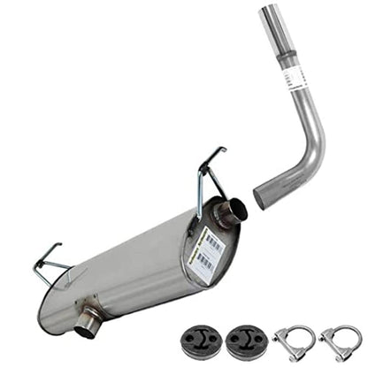 2008-2012 Chevy Malibu 2.4L | 2008-2010 Malibu 3.5L | 2009-2009 Saturn Aura 2.4L Exhaust Muffler with Hangers