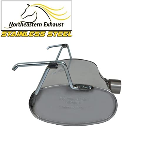 2008-2012 Chevy Malibu 2.4L | 2008-2010 Malibu 3.5L | 2009-2009 Saturn Aura 2.4L Exhaust Muffler with Hangers