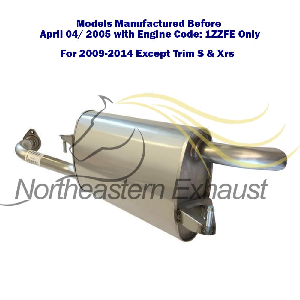 2003-2005 & 2009-2013 Toyota Corolla 1.8L Exhaust Muffler