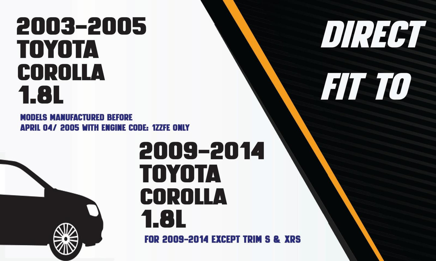 2003-2005 & 2009-2013 Toyota Corolla 1.8L Exhaust Muffler