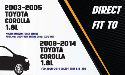 2003-2005 & 2009-2013 Toyota Corolla 1.8L Exhaust Muffler