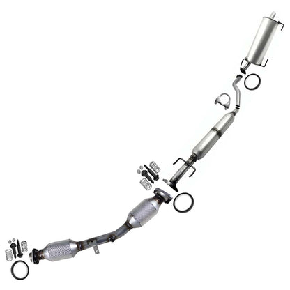 2007-2011 Nissan Versa 1.8L Exhaust Catalytic, Resonator and Muffler Exhaust System Kit