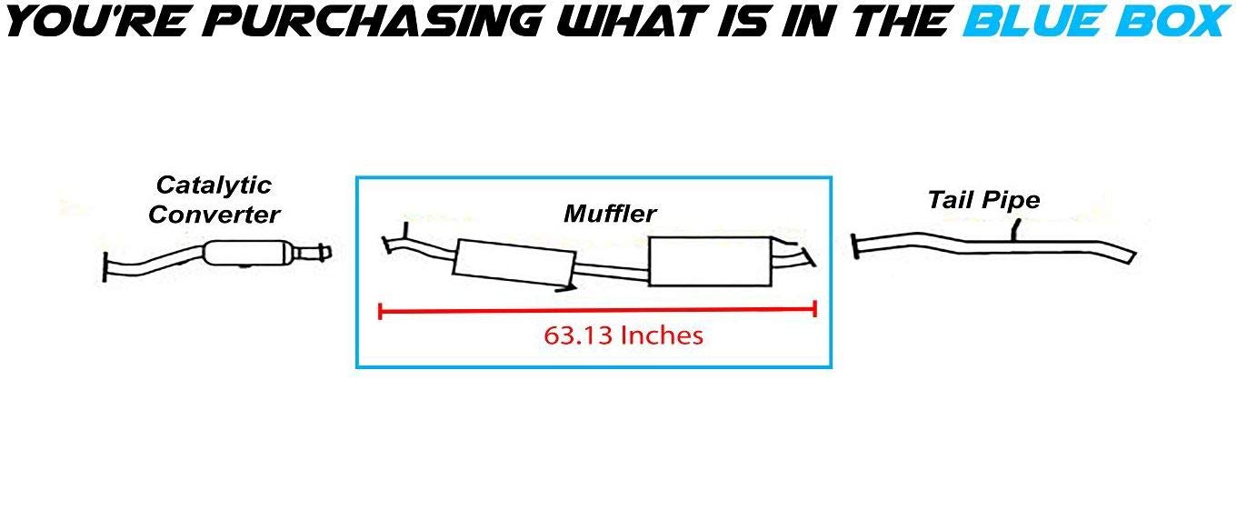 2003-2011 Honda Element 2.4L Exhaust Muffler