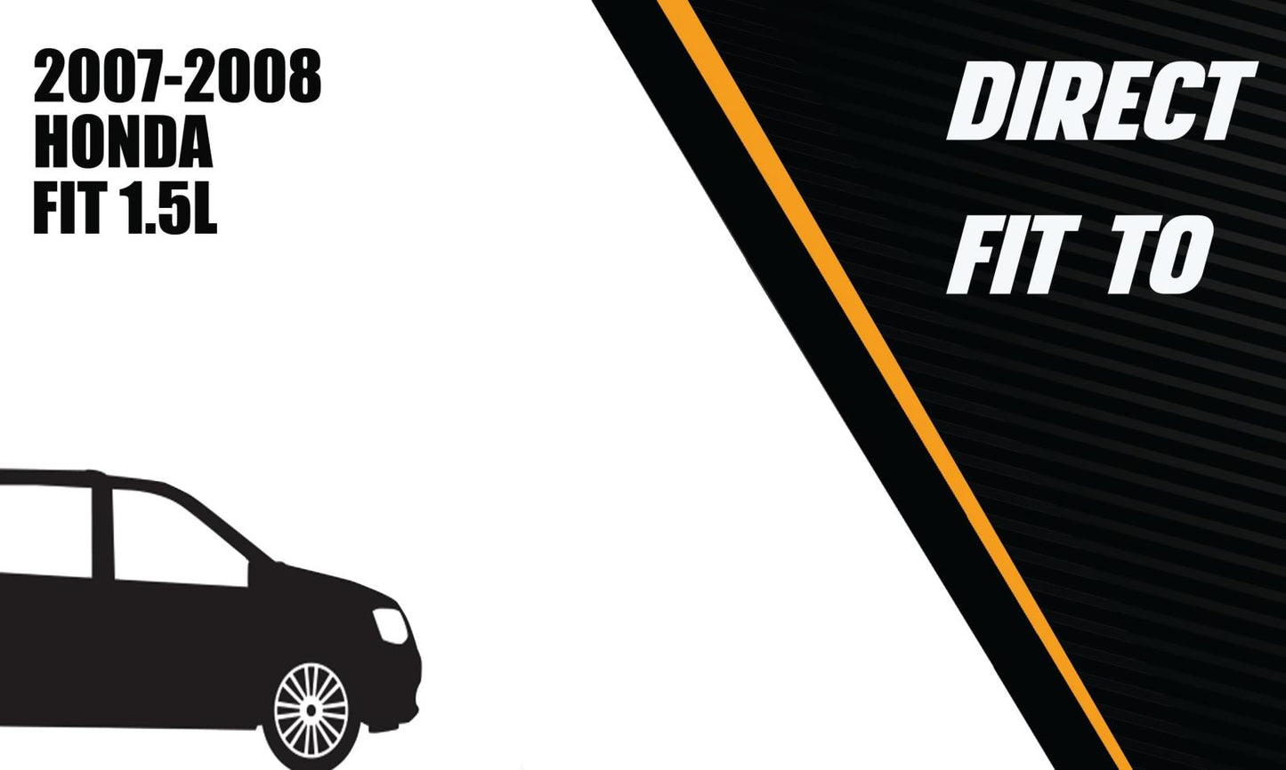 2007-2008 Honda Fit 1.5L Complete Exhaust System Kit with Catalytic