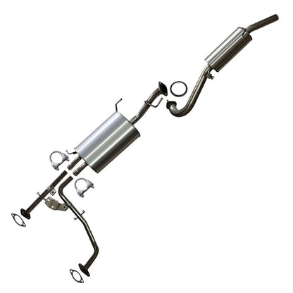 Exhaust Intermediate Pipes & Mufflers for 2001-2003 Infiniti QX4 3.5L and 2001-2004 Nissan Pathfinder 3.5L