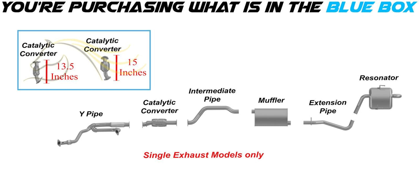 2009-2017 Chevy Traverse 3.6L EPA Approved Catalytic Converters - For Single Exhaust Only