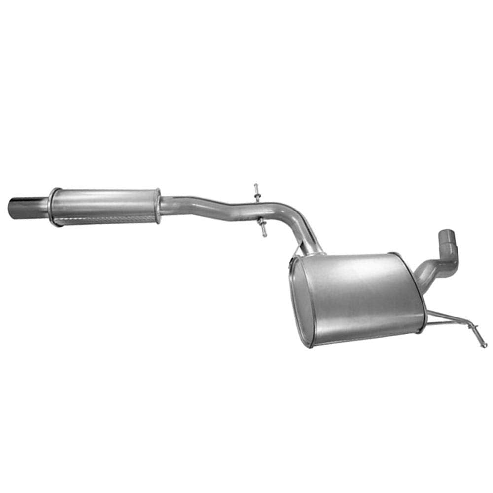 2010-2014 Volkswagen Golf 2.5L and 2006-2009 Volkswagen Rabbit 2.5L Exhaust Resonator Pipe and Muffler
