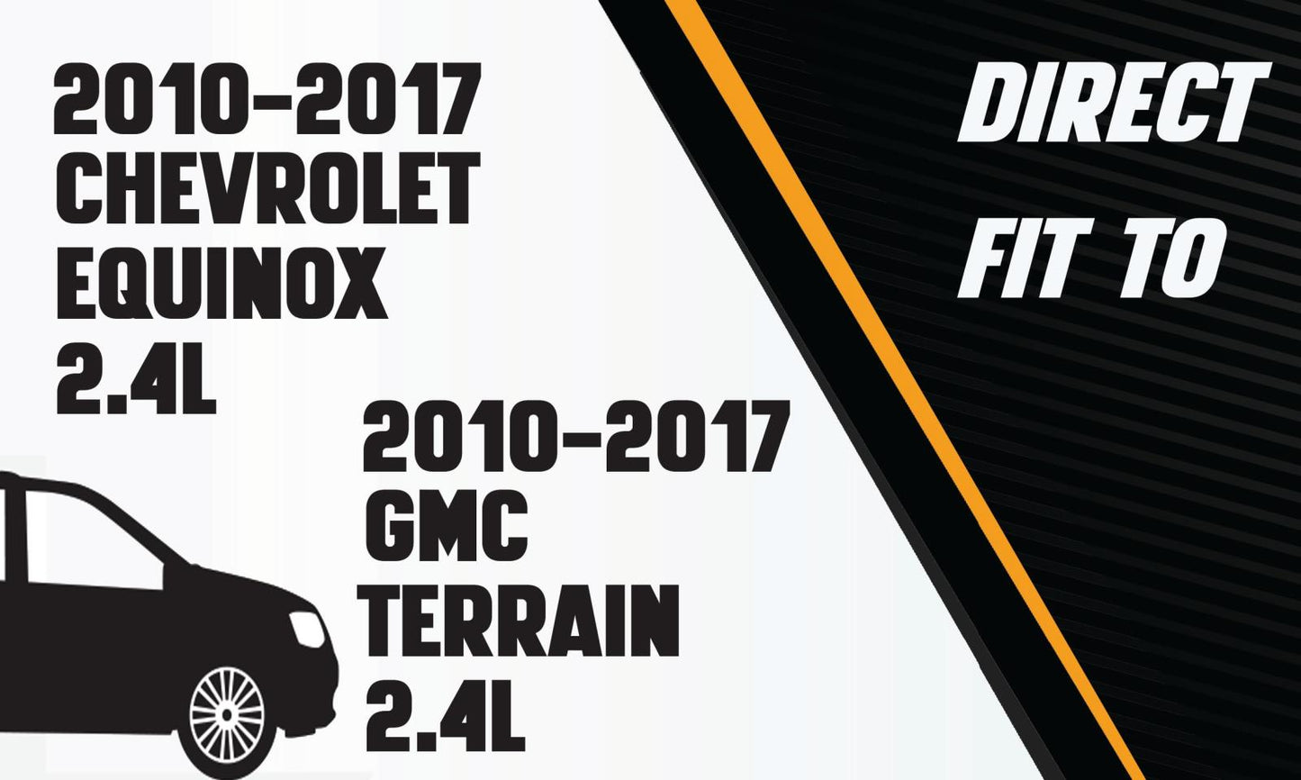 2010-2017 Chevrolet Equinox 2.4L and 2010-2017 GMC Terrain 2.4L Cat-back Exhaust System