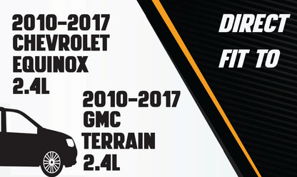 2010-2017 Chevrolet Equinox 2.4L and 2010-2017 GMC Terrain 2.4L Cat-back Exhaust System