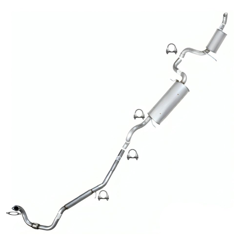 2008-2010 Dodge Grand Caravan 4.0L Resonator Pipe and Muffler Exhaust System Kit
