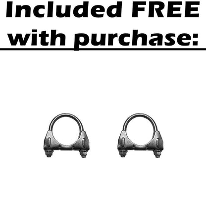 1987-1992 2.5L and 1991-1992 4.0L Jeep Wrangler Exhaust Muffler