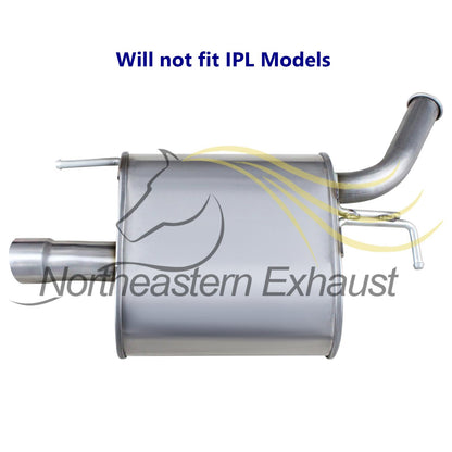 2007-2013 INFINITI G35 3.5L and 2007-2013 INFINITI G37 3.7L  Exhaust Resonator Pipe and Mufflers