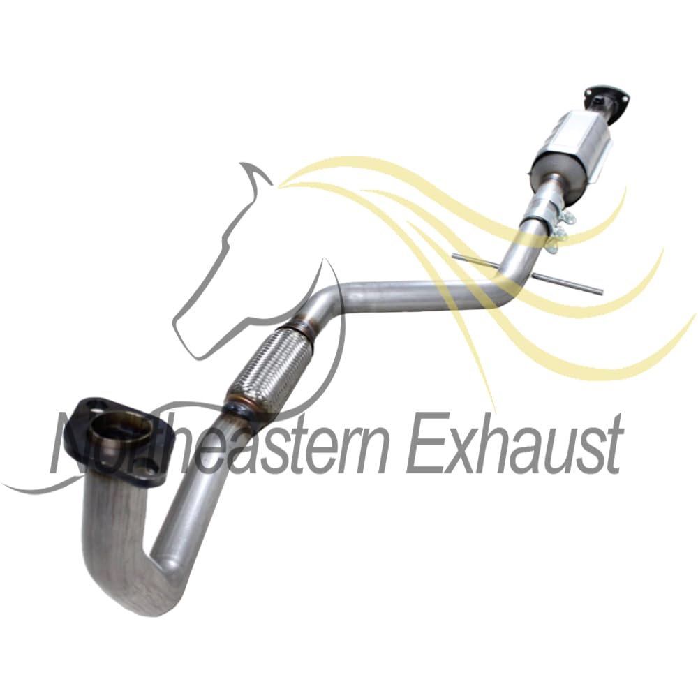 1999-2002 Chevy Cavalier 2.2L and 1999-2002 Pontiac Sunfire 2.2L Complete Exhaust System Kit with EPA Approved Catalytic