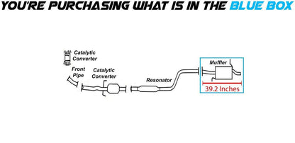 2002-2003 Mazda Protege5 2.0L Exhaust Muffler