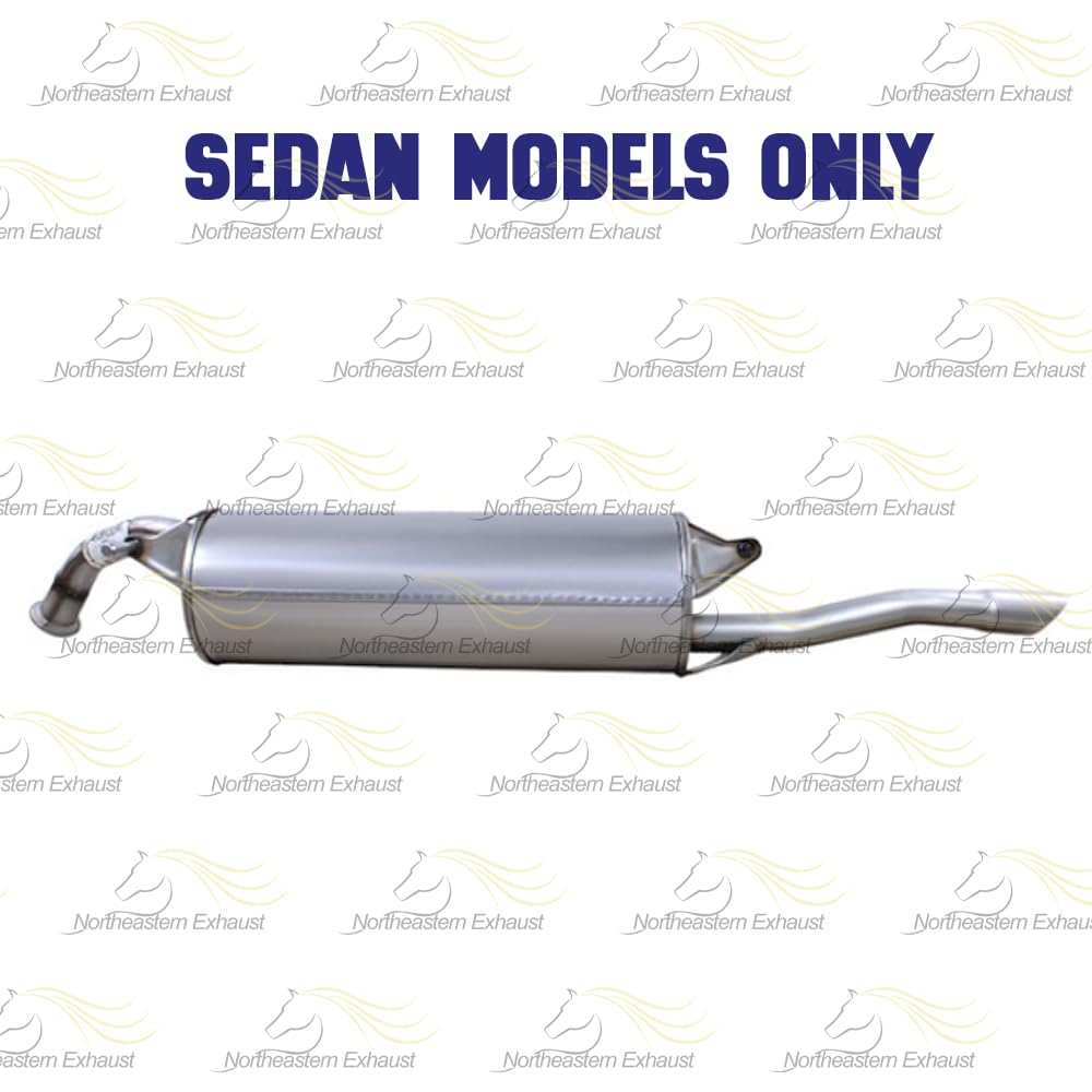 2000-2005 Toyota Echo 1.5L Muffler Exhaust - For Sedan Models Only