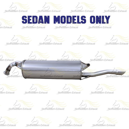 2000-2005 Toyota Echo 1.5L Muffler Exhaust - For Sedan Models Only
