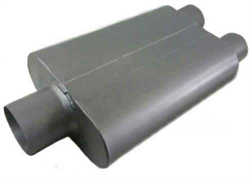 Universal Performance Muffler - Single Chamber | Dual Outlet