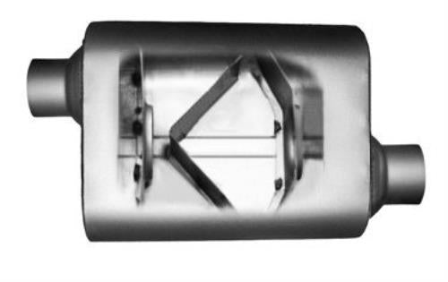 Universal Performance Muffler - Single Chamber 3" | Offset