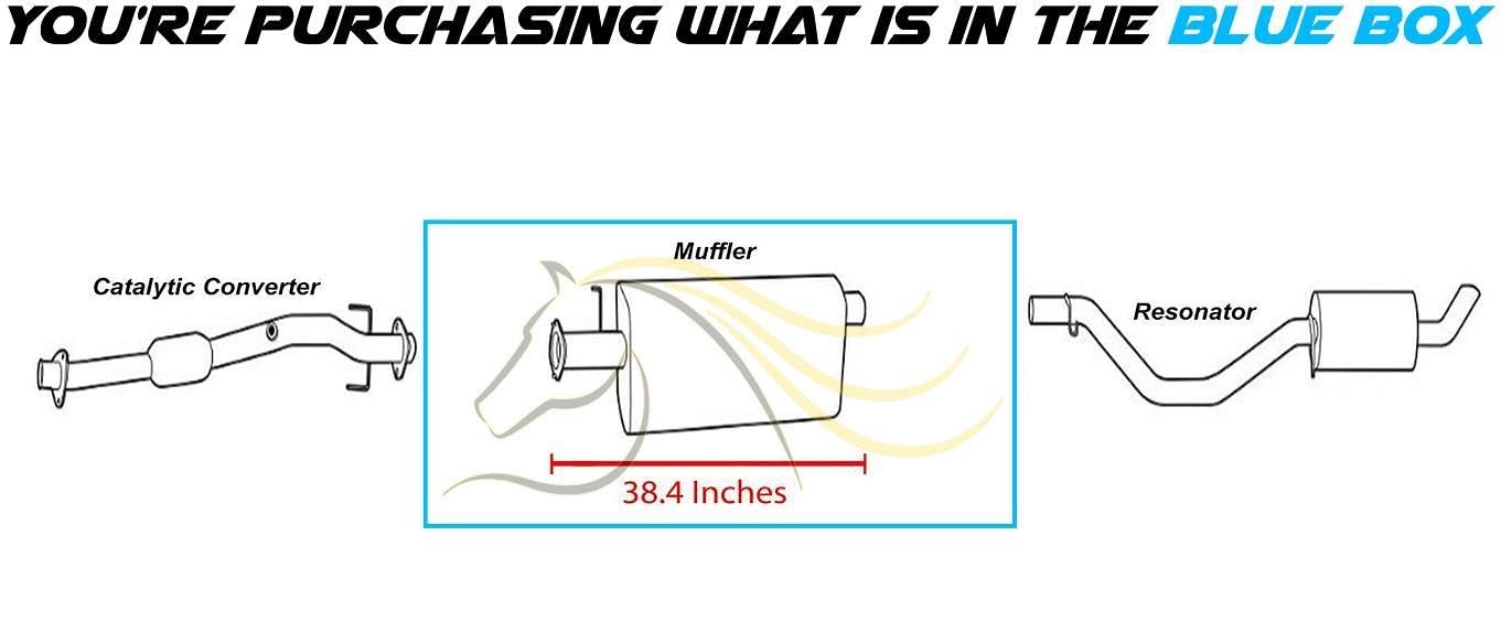 2004-2005 Isuzu Ascender | 2002-2004 Oldsmobile Bravada 4.2L Exhaust Muffler
