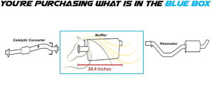 2004-2005 Isuzu Ascender | 2002-2004 Oldsmobile Bravada 4.2L Exhaust Muffler