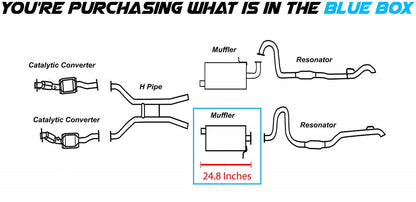 2003-2011 Ford Crown Victoria 4.6L Exhaust Muffler