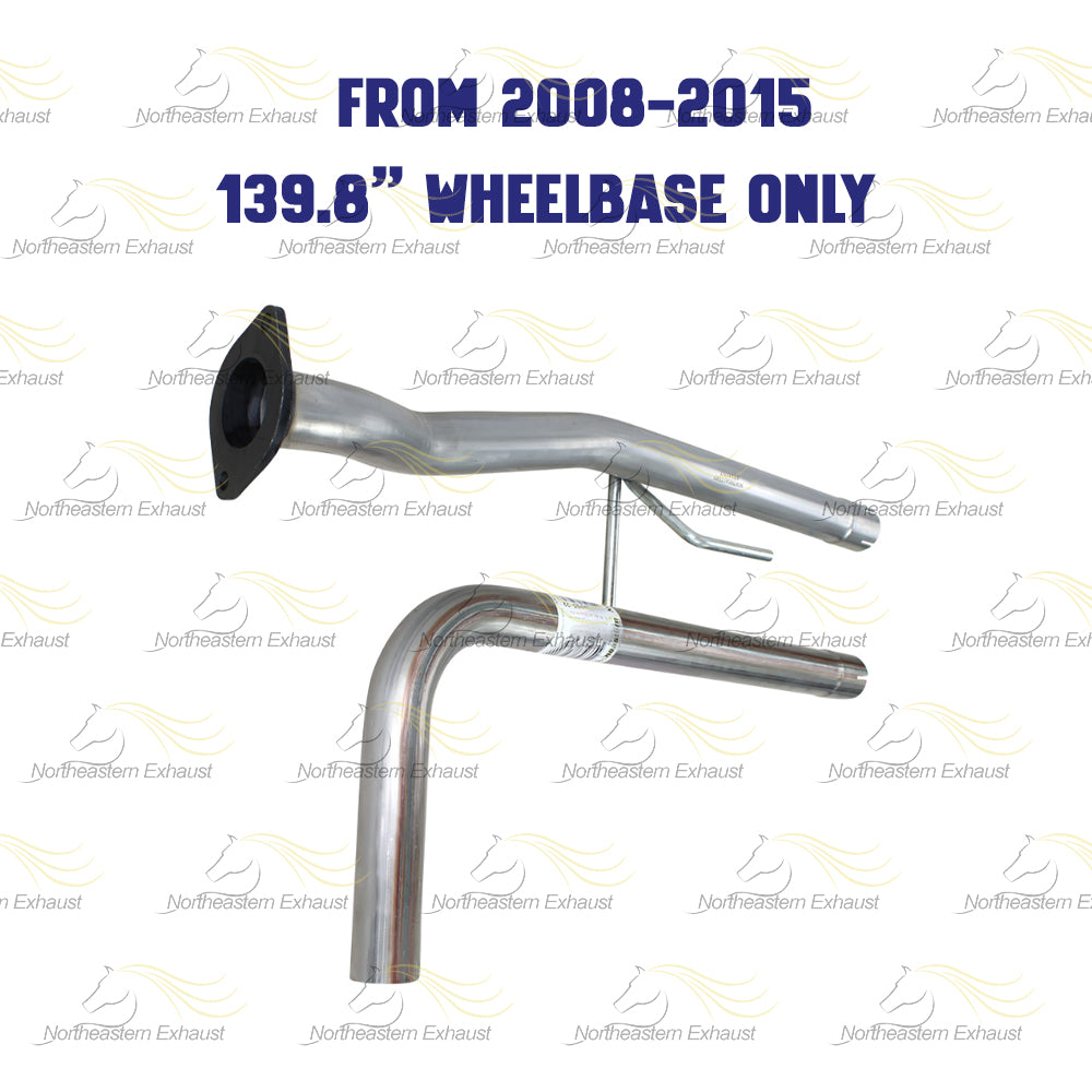 2007-2015 Nissan Titan 5.6L Exhaust Muffler Assembly | 139.8" Wheelbase only