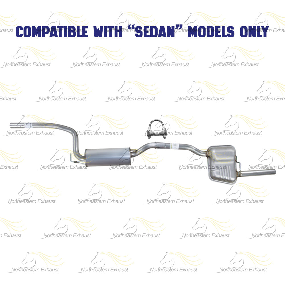 2003-2007 Ford Focus 2.0L 2.3L Exhaust Mufflers
