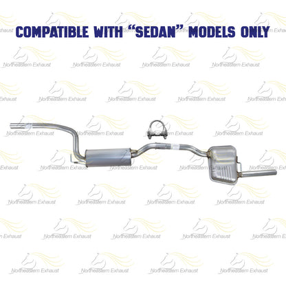 2003-2007 Ford Focus 2.0L 2.3L Exhaust Mufflers
