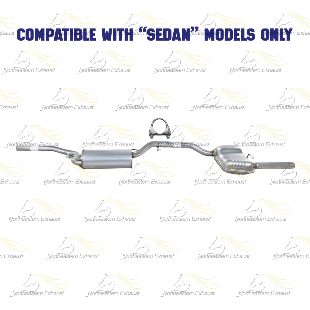 2003-2007 Ford Focus 2.0L 2.3L Exhaust Mufflers