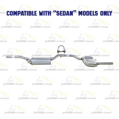 2003-2007 Ford Focus 2.0L 2.3L Exhaust Mufflers