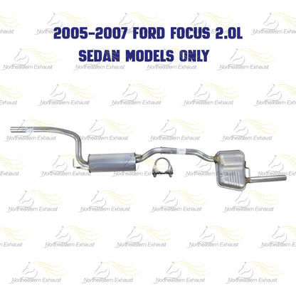 2003-2007 Ford Focus 2.0L 2.3L Exhaust Mufflers