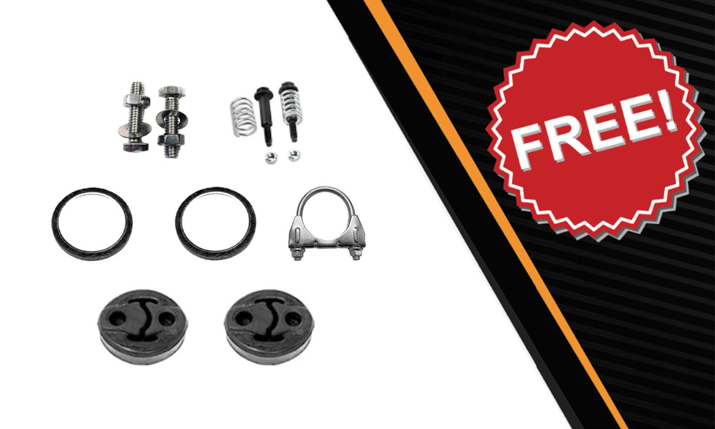 2014-2018 Nissan Versa Note 1.6L Resonator Pipe and Muffler for Hatchback | Cat back Exhaust Kit