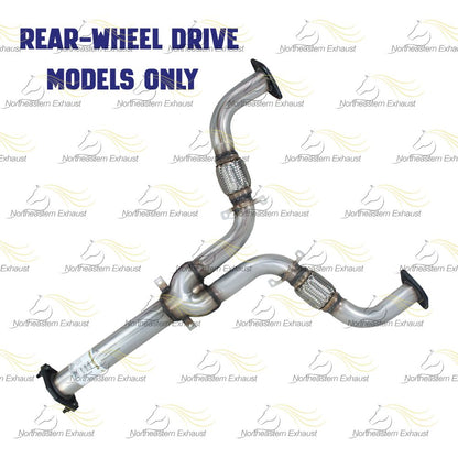 2006-2008 Infiniti M35 3.5L Exhaust Y-Pipe and Resonator | For RWD