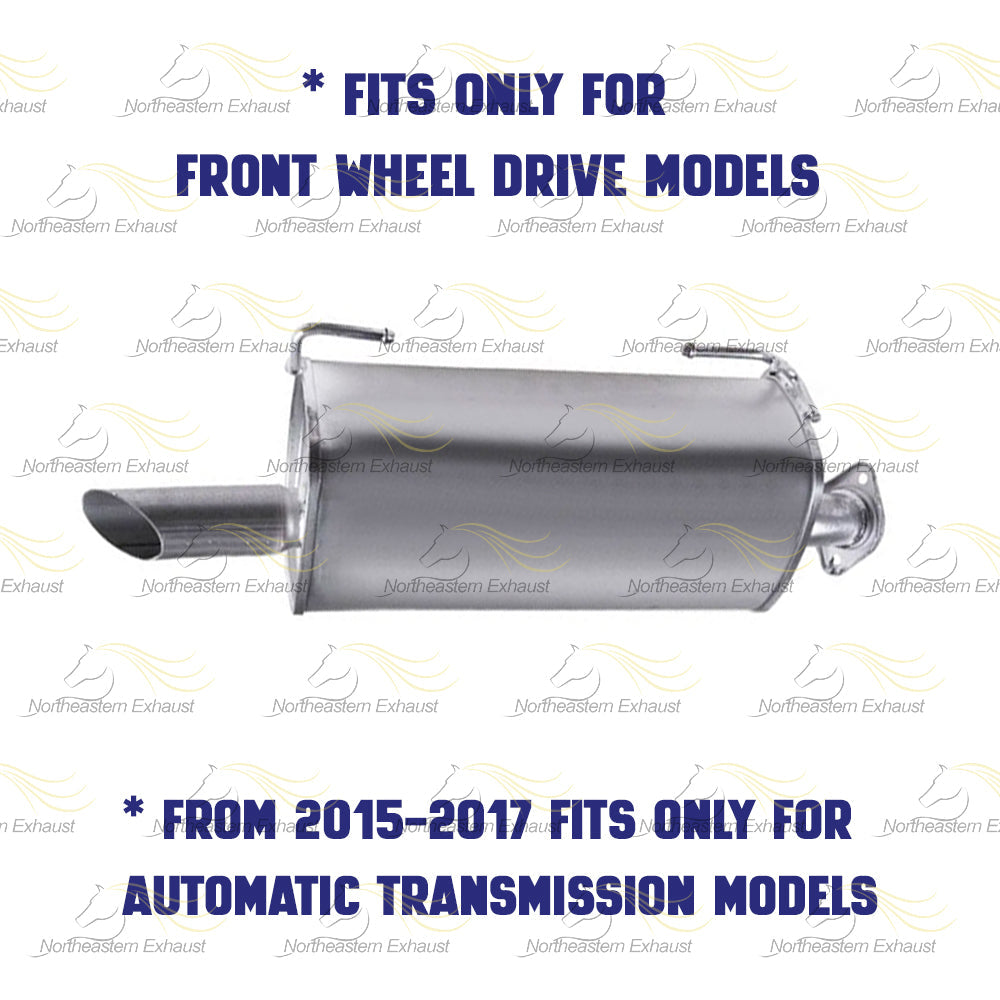 2011-2017 Nissan Juke 1.6L Exhaust Muffler